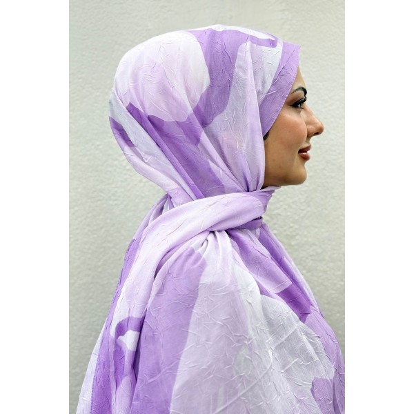 Desenli Bambu Şal 039L